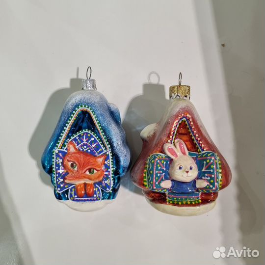 Три елочные игрушки Бронь