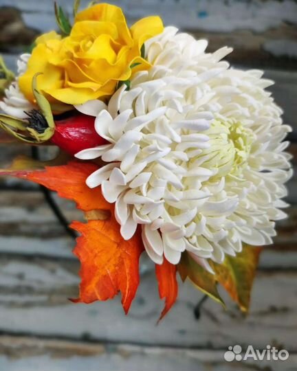 Ободок ручной работы из фоамирана