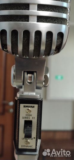 Микрофон Shure 55ch со стойкой