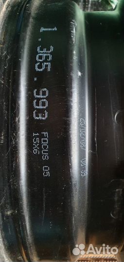 Диски на ford focus2 R15 4 шт