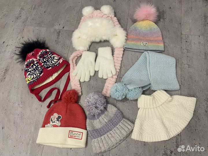 Шапки перчатки шарфы