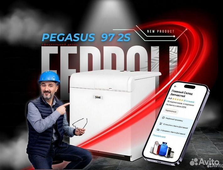 Котел газовый Ferroli Pegasus 97 2S