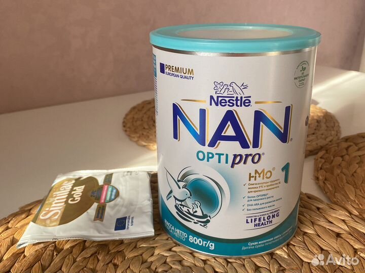 Смесь nan opti pro 1, 800 гр
