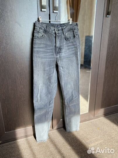 Джинсы mom Zara 34