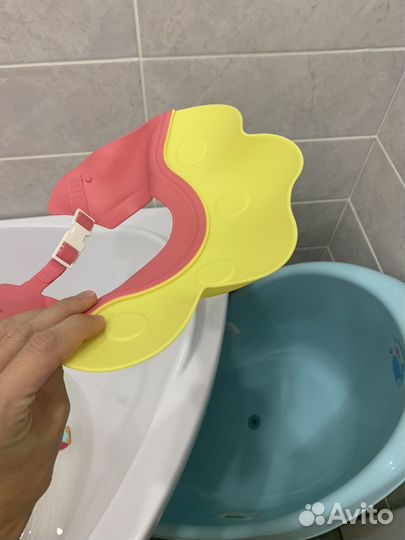 Ванночка для купания + козырек