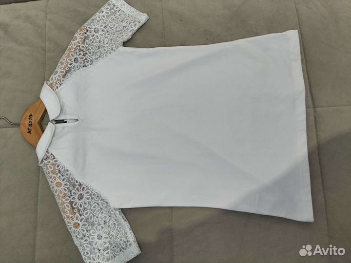 Новая нарядная школьная блузка для девочки 152 р