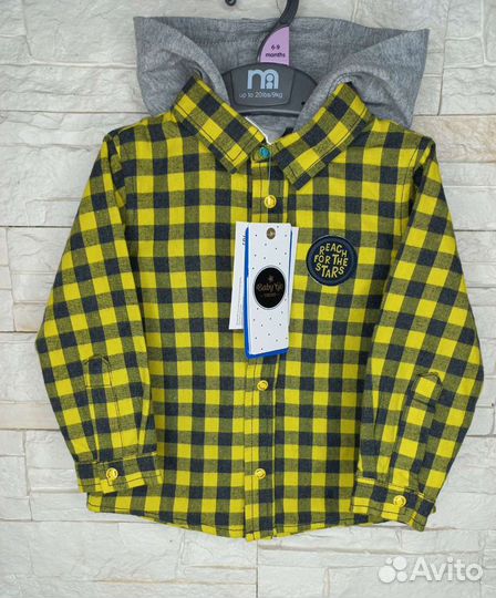 Рубашка утеплённые 86 размер. Новая