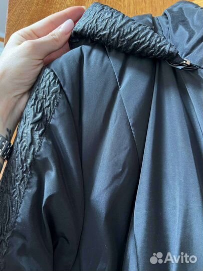 Куртка зимняя женская 50 размер черная