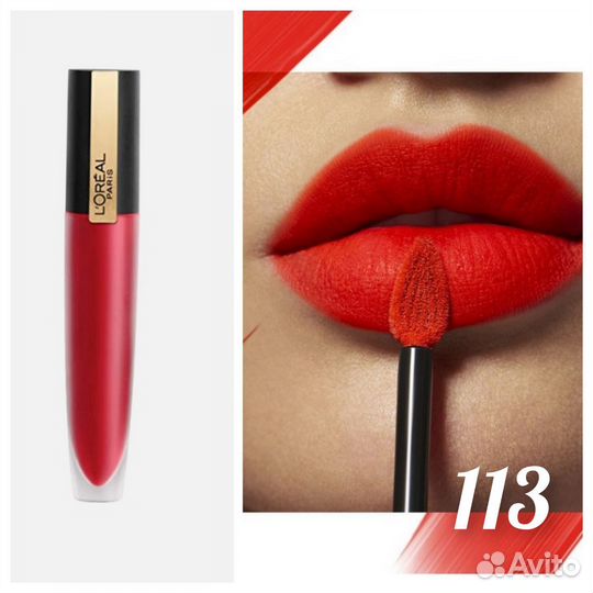 Помада Rouge Signature матовый тинт L'Oreal