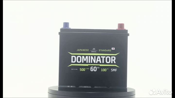 Аккумуляторы dominator 60 А D23