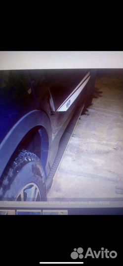 Пороги на машину mercedes-benz w166