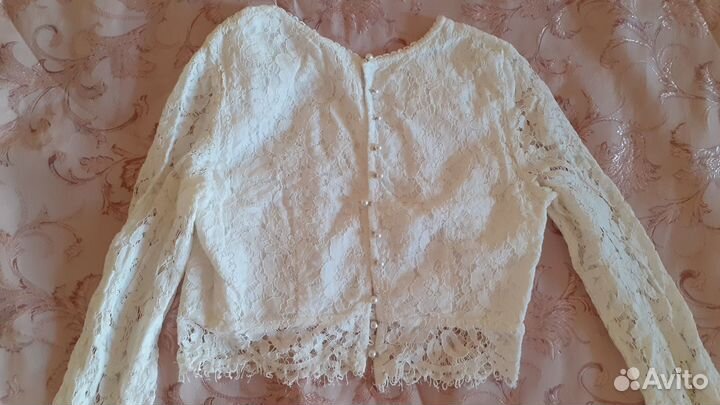 Блузка белая школьная 134