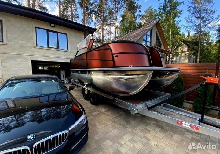 Катамаран BRO моторный Pontoon 6.5