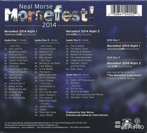 Neal Morse – Morsefest 2014 (Testimony And One Liv