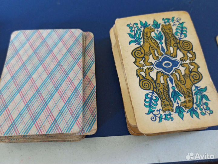 Карты игральные колода и пакетом