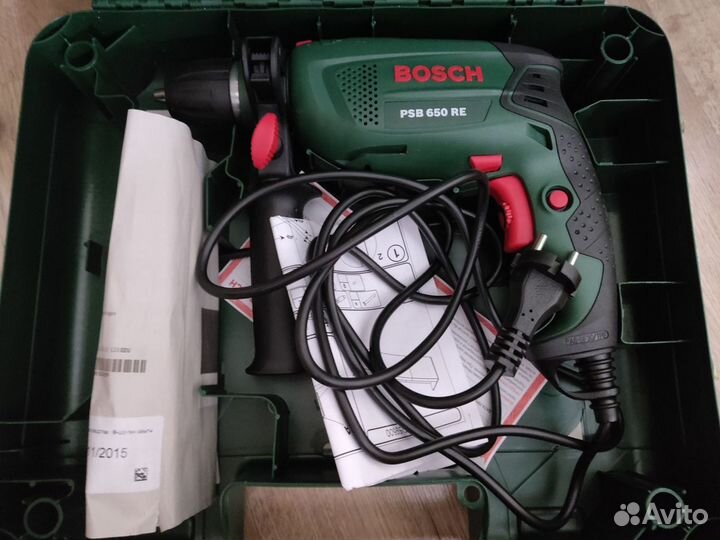 Дрель ударная bosch psb 650 re