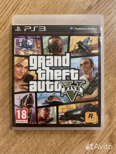 Диск на ps3 GTA 5