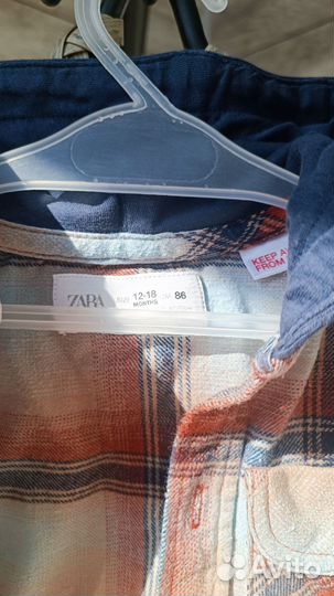 Рубашка zara на мальчика