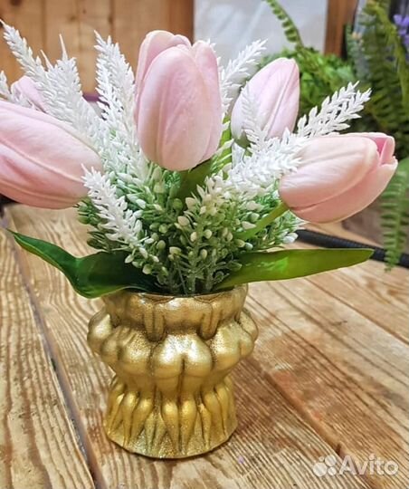 Ваза из гипса