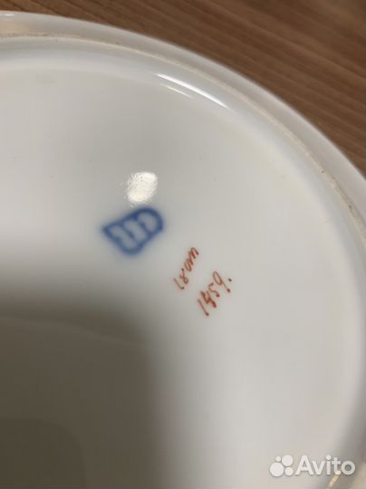 Антикварная тарелка. Венская мануфактура