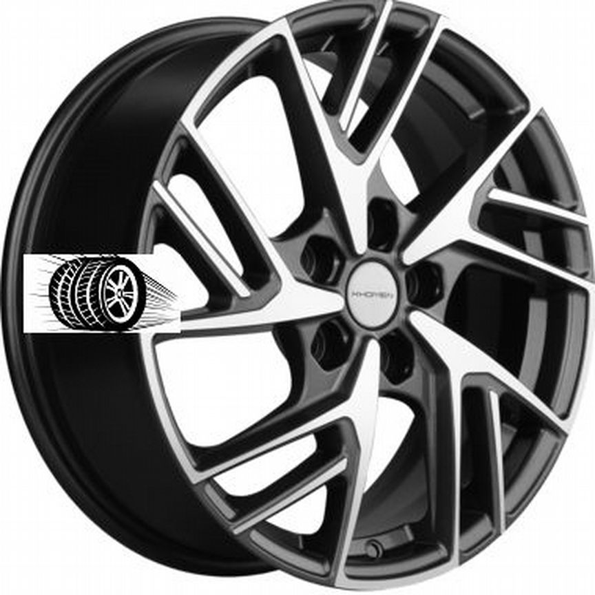 Литые диски Khomen Wheels 6.5×R17 5×114.3