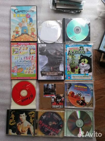 Кинофильмы и мультики на CD