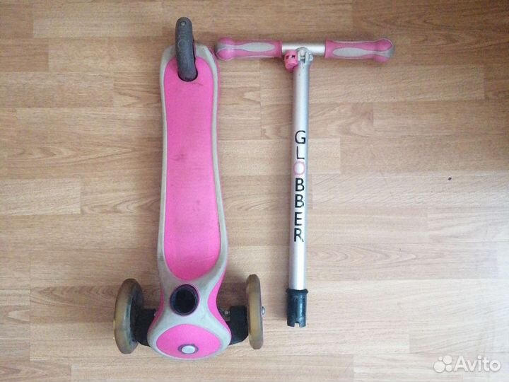 Самокат трёхколёсный globber