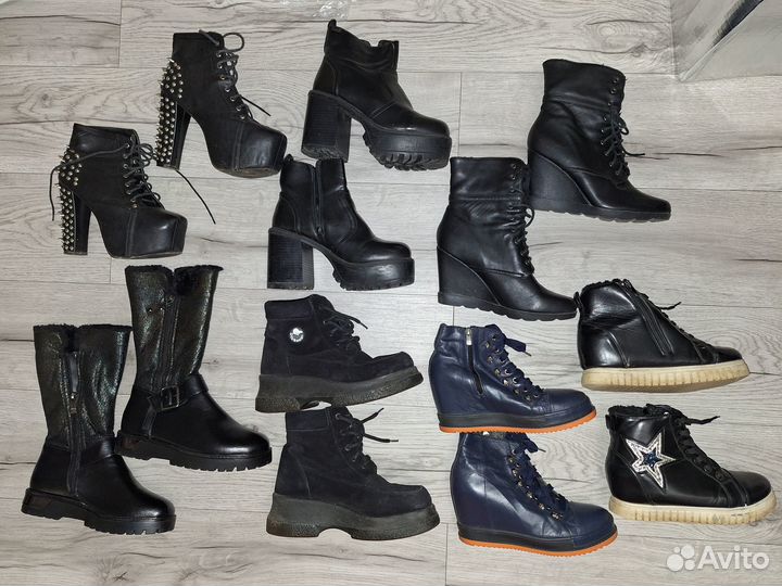 Ботильоны, сапоги, туфли