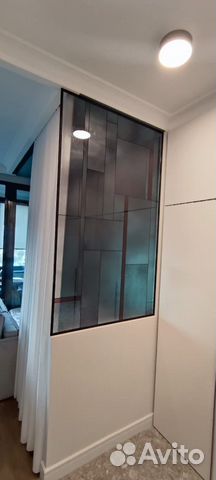 Витражное стекло с уф печатью