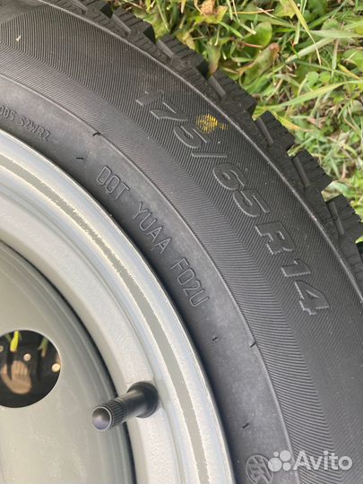 Зимняя резина r 14 новая на штампах