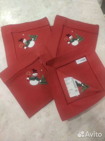 Салфетка новогодняя