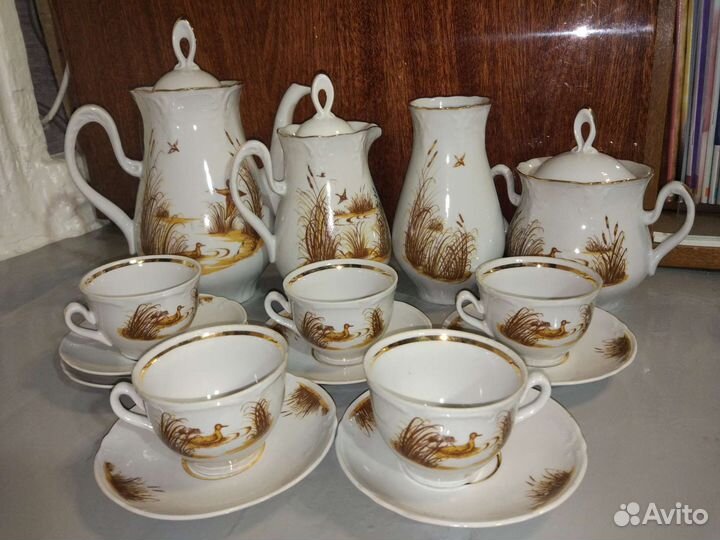 Сервиз кофейный Утиная охота