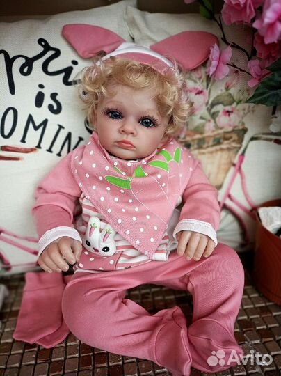 Кукла реборн 48см 3D роспись