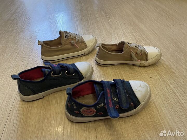 Кеды для девочки 28 29