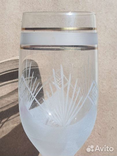 Бокалы рюмки хрустальные