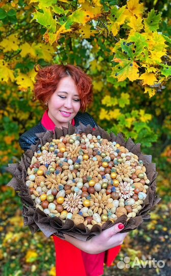 Букет из сухофруктов Орехов подарок