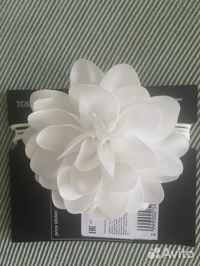 Чокер цветок