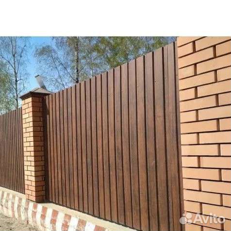 Забор из профнастила