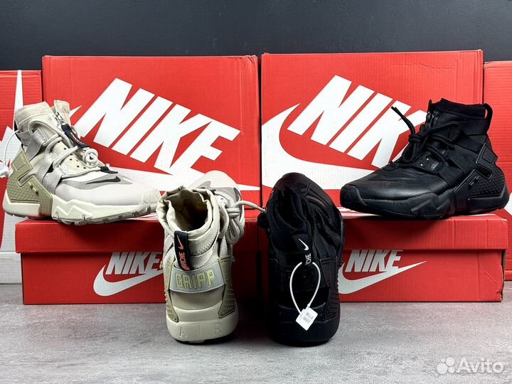 Nike air huarache gripp gore tex balck coffee