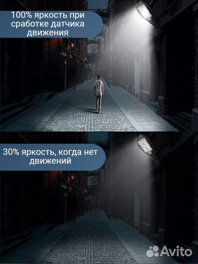 Фонарь прожектор уличный на солнечной батарее