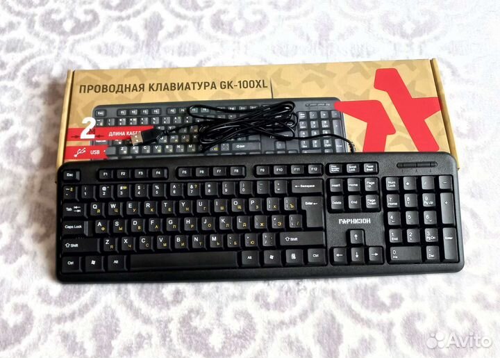 Клавиатура проводная Гарнизон GK-100XL