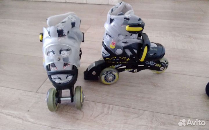 Роликовые коньки детские 2 в 1