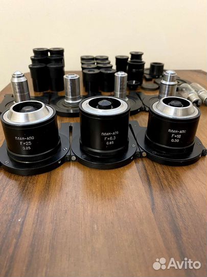 Объективы окуляры запчасти для микроскопов