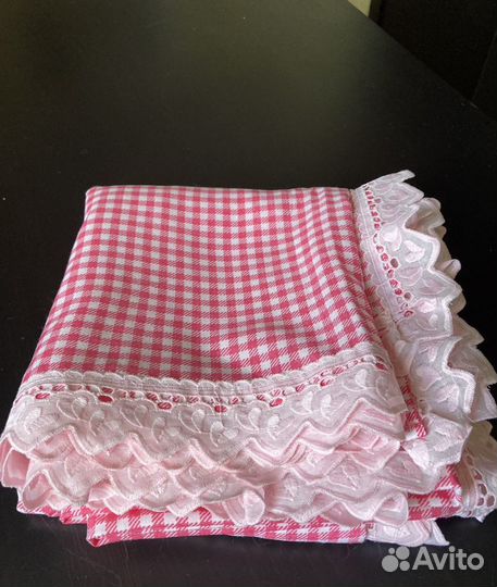 Скатерть новая в клетку на пасху 145*180