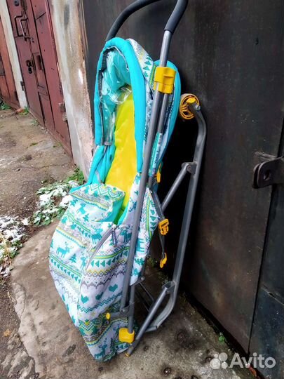 Детские санки коляска бу