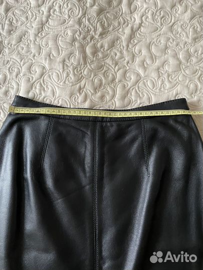 Юбка из натуральной кожи 44 новая