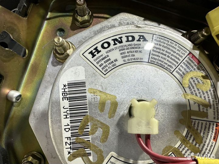 Подушка безопасности в рулевое колесо Honda Civic