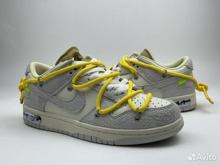 Кроссовки nike sb dunk low off white