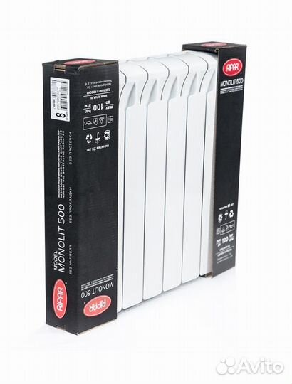 Радиатор биметаллический rifar Monolit 500 х 8 се