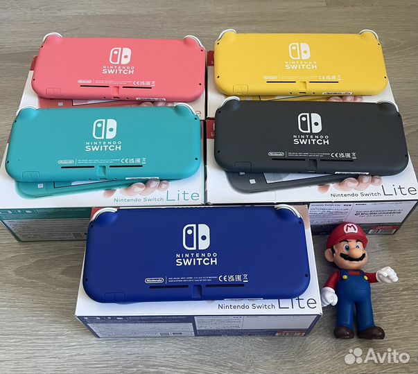 Nintendo Switch Lite Прошитые Новые с 20 Играми